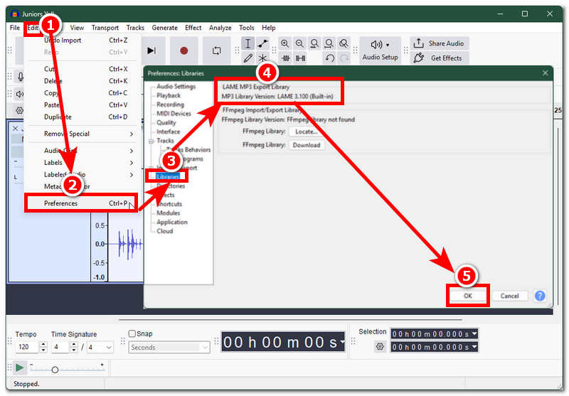 Lame Encoder installeren