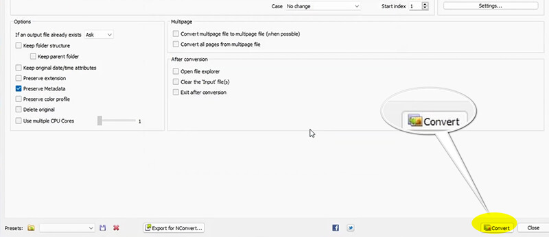 XnconvertでAvifをJPGに変換する