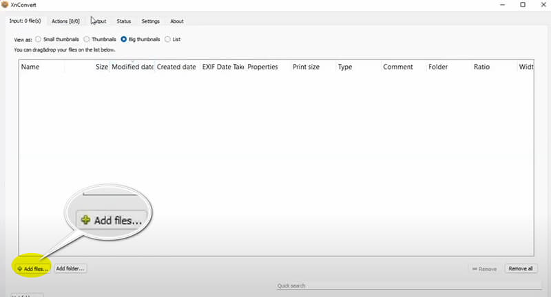 XnconvertにXvifを追加する