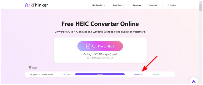 Arkthinker Heic Converter Importuj Pobierz
