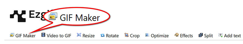 Ezgif GIF készítő