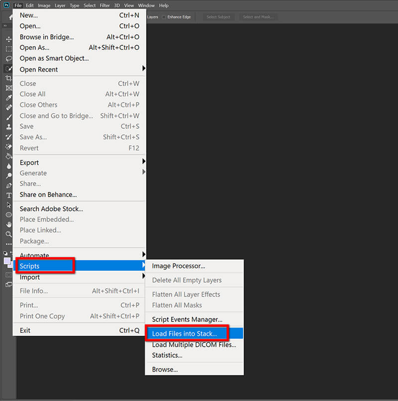 Fájlok betöltése a verembe