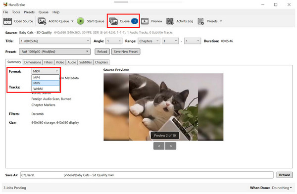 Håndbremsemappeformat