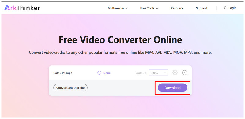 Arkthinker Free Video Converter Online Download