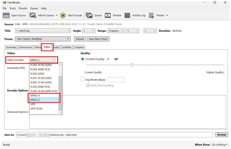 Handbrake Encoder Mpeg