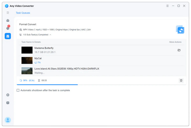 Any Video Converter Process