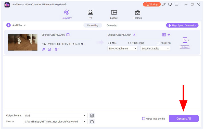 Arkthinker Video Converter Ultimate Convert All