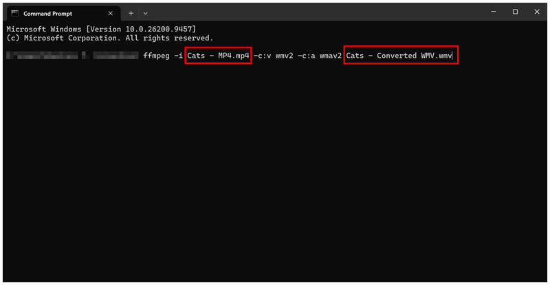 Ffmpeg InputOutput