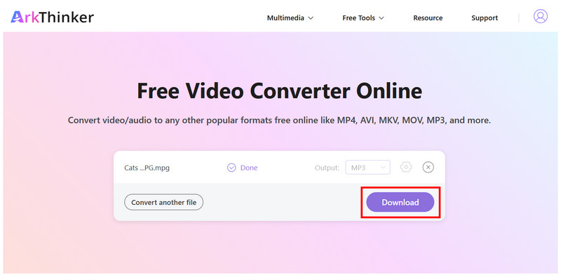 Arkthinker Free Video Converter Online Download