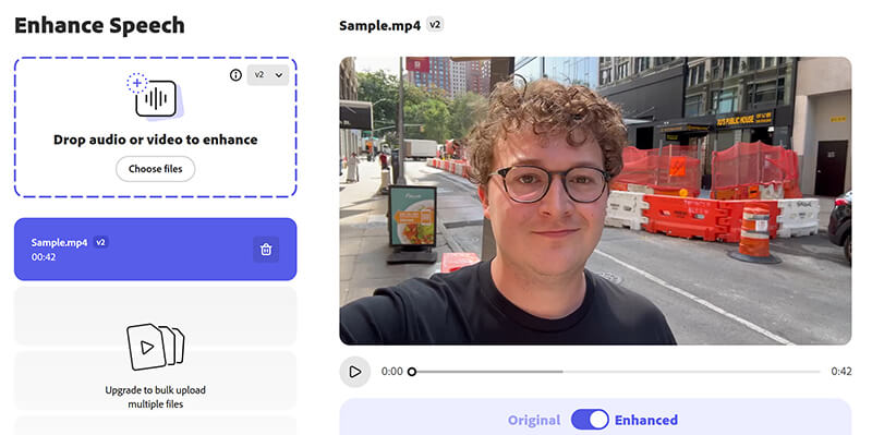 Podcast in Adobe hochladen