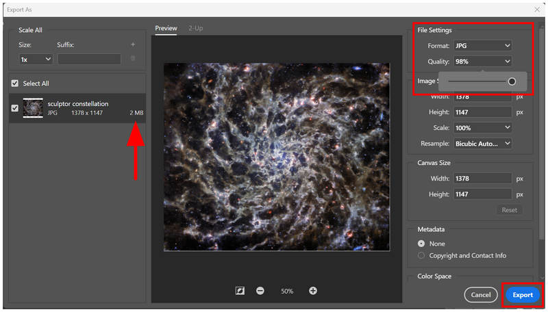 Якість формату Adobe Photoshop