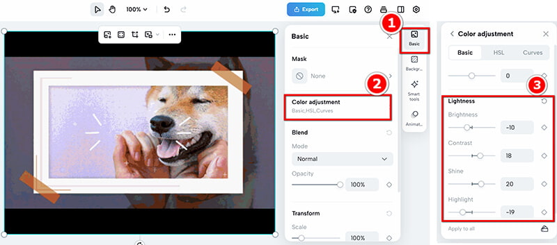 Capcut Adjust Gif Color