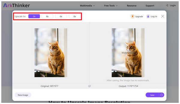 Arkthinker Image Upscaler Multiplikator