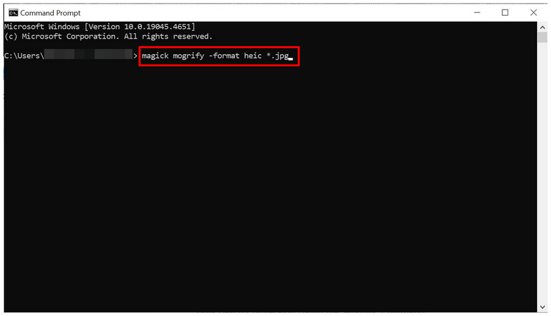Batch Conversion Command Written