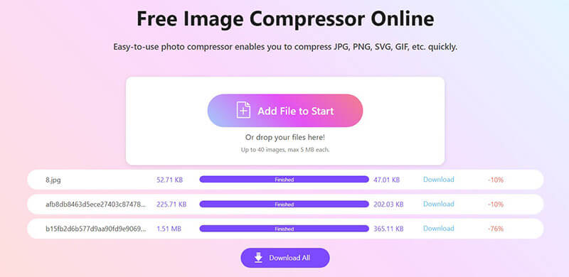 Download komprimeret billede fra Arkthinker