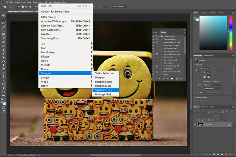 Photoshop-fotospisser
