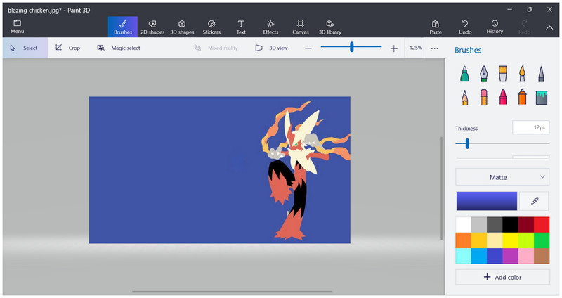 Емодзі Paint3d видалено