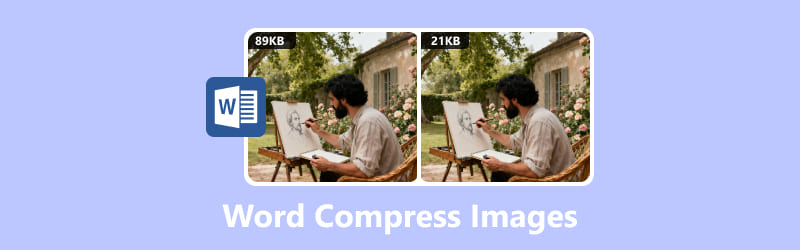 Word-afbeeldingen comprimeren