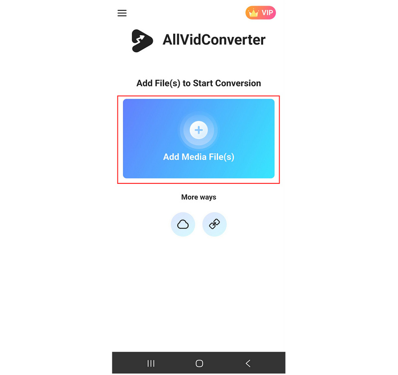 Додавання медіафайлів у Allvidconverter