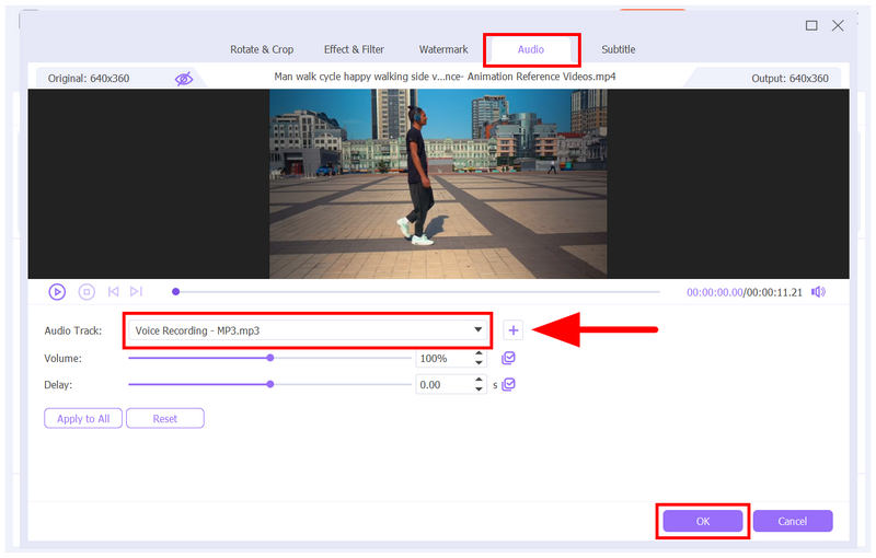 Arkthinker Video Converter Ultimate Додати аудіо