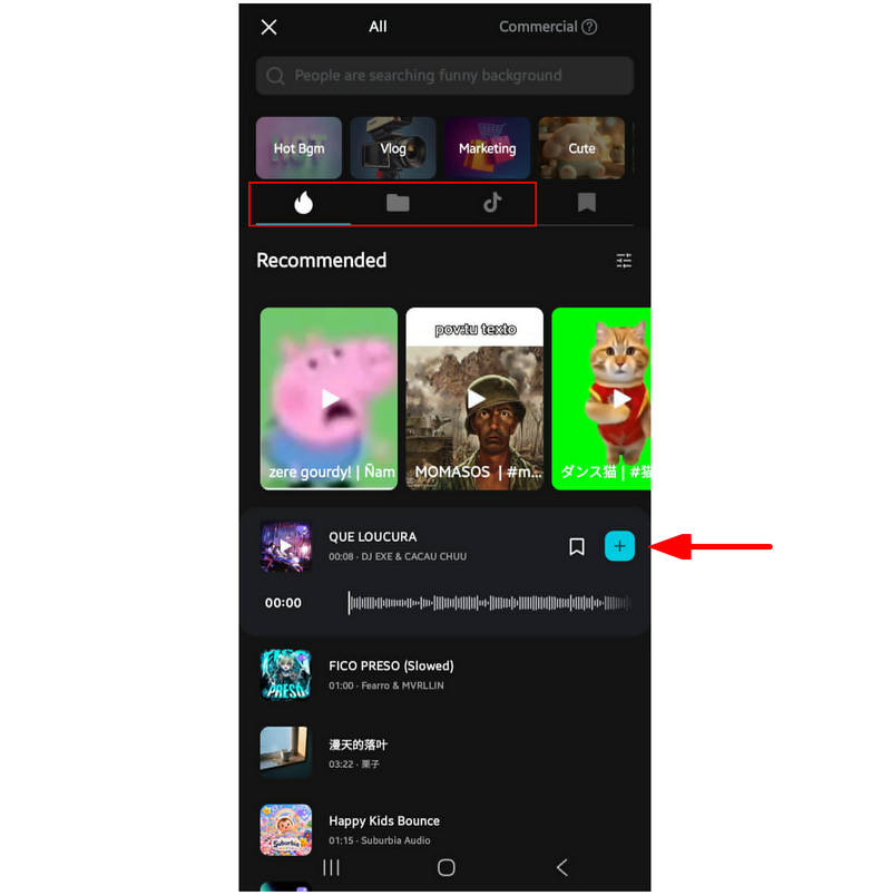 Рекомендований місцевий TikTok від Capcut Mobile