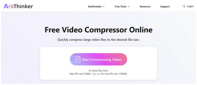 Arkthinker Online Comienza a comprimir