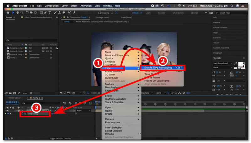 Aika uudelleenmäärittelymenetelmä