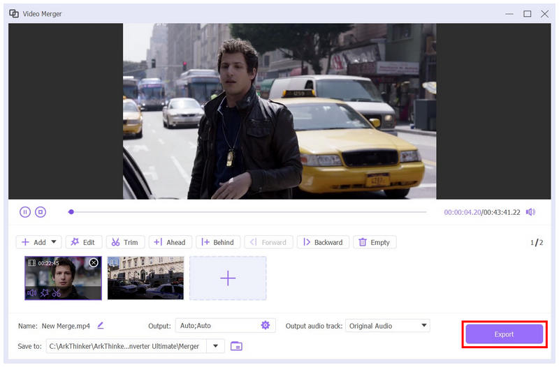 Botón de exportación definitiva de Arkthinker Video Converter
