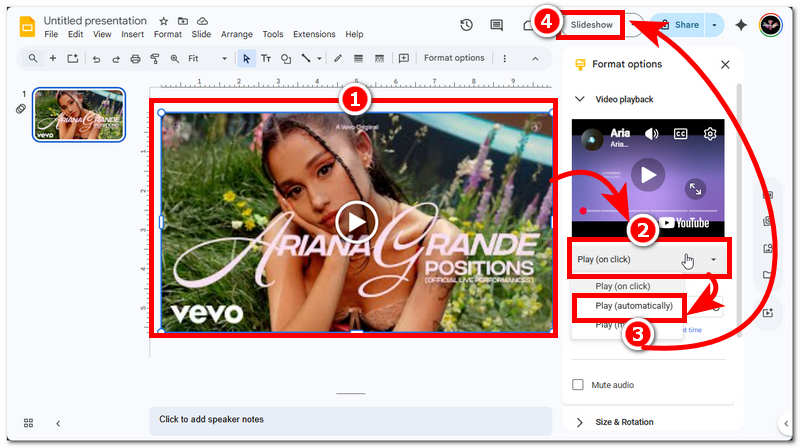 Aseta video toistumaan automaattisesti