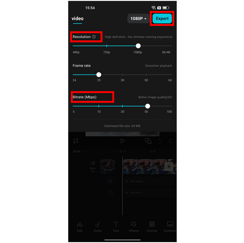 Capcut Export