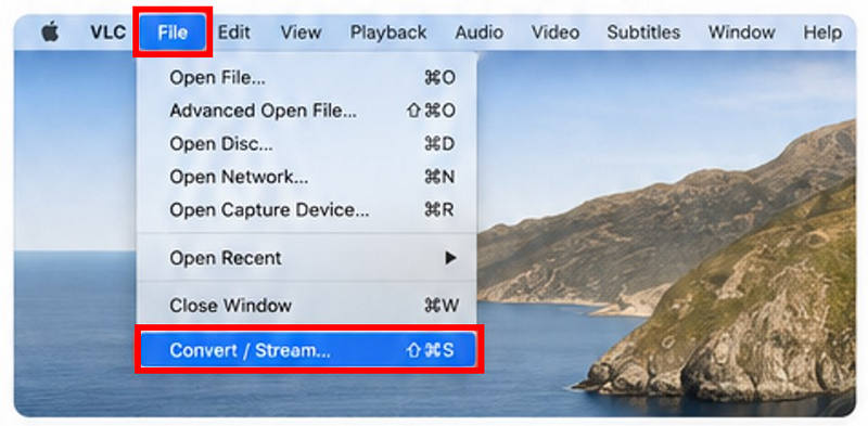 Convertitore di file VLC Media Player