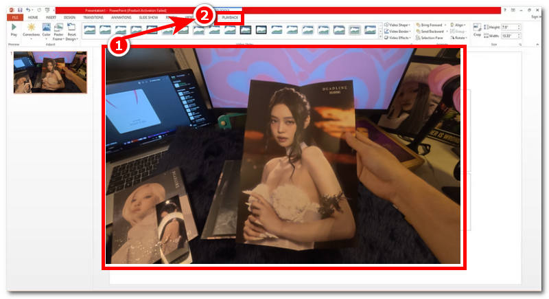 Cliquez sur Paramètres de lecture