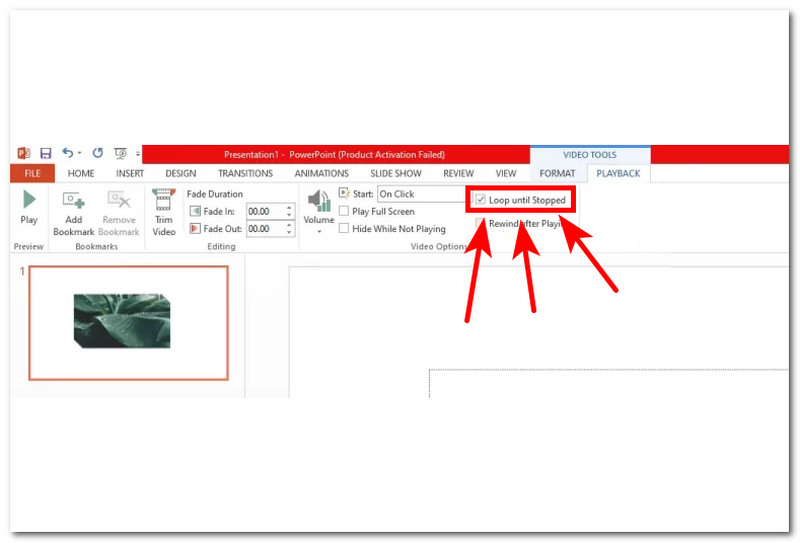 Boucle jusqu'à l'arrêt