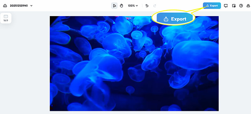 在线导出 Capcut 视频