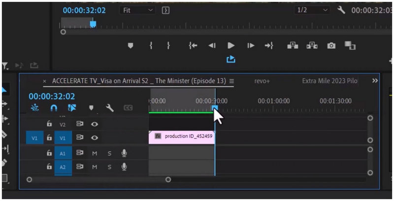 Premiere Pro ループ再生 再生ヘッドの移動
