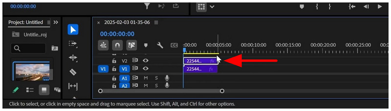 Premiere Pro シームレスループ移動 カット部分