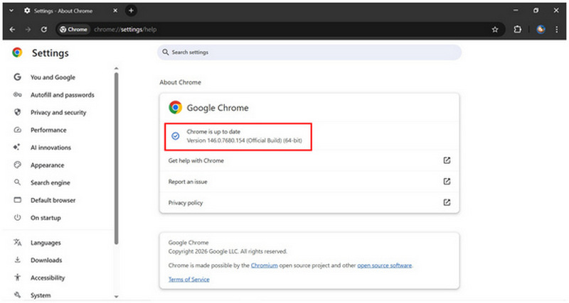 Google Update Status