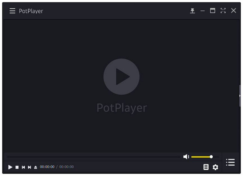 Potplayer-gränssnitt