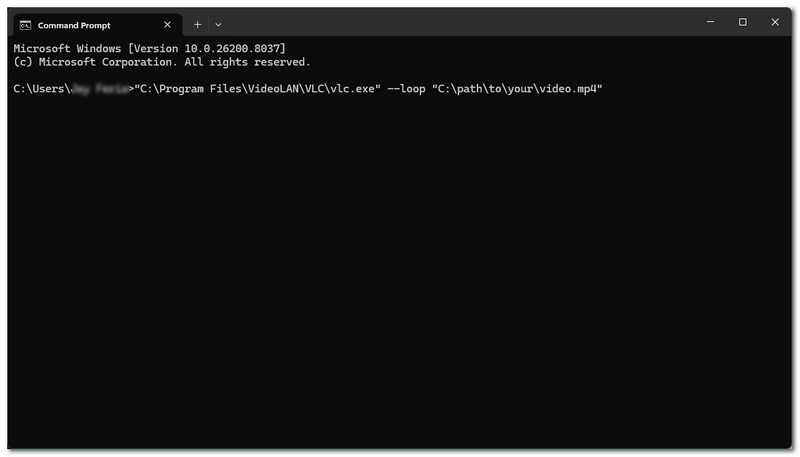 Kirjoita komentokehote