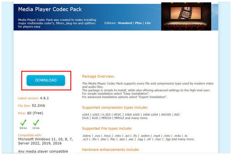 stažení přehrávače Windows Media Player