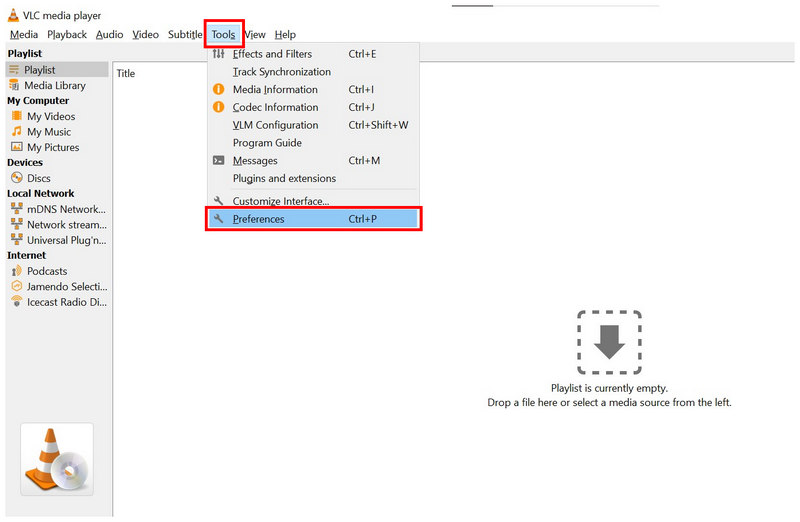 VLC Tools Preferences