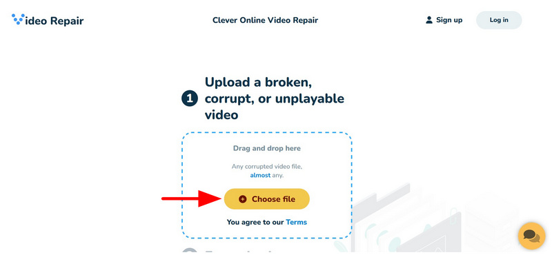 Clever Online Scegli file