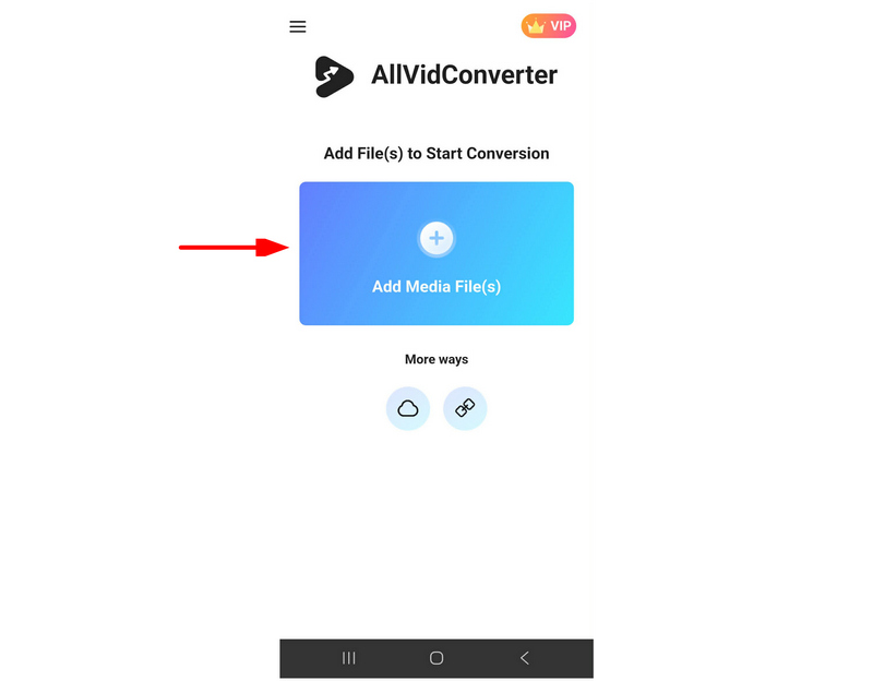 Додавання медіафайлів у AllVidConverter