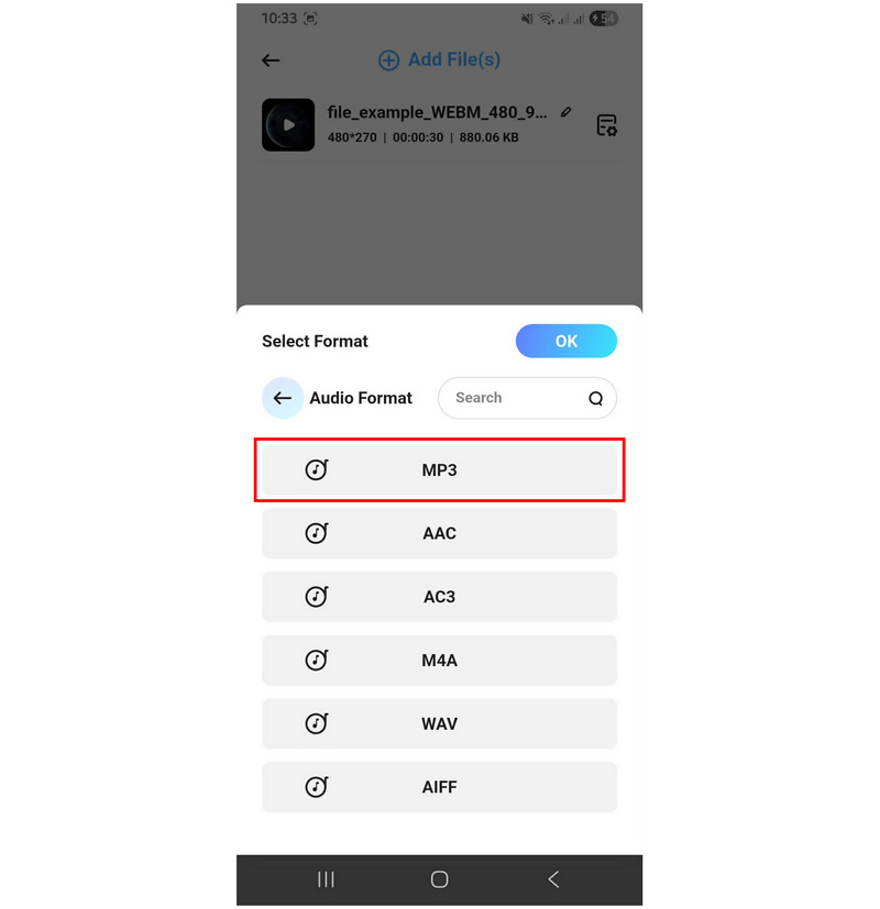 Аудіоформат MP3 від AllVidConverter