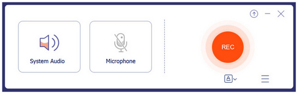Anymp4 Gratis ljudinspelare online-gränssnitt