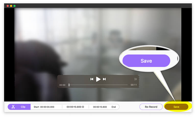 Eksporter webcam-optagelse på Mac