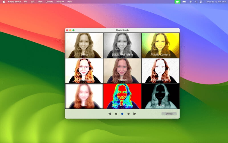 Vælg fotobokseffekt