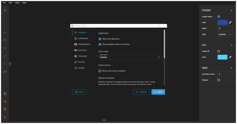 Ashampoo Interface