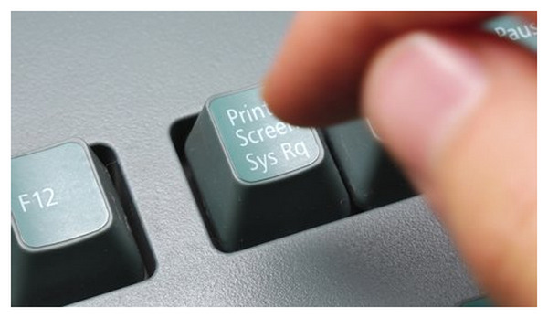 Knappen Skriv ut skärm