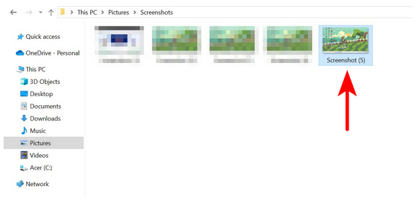 Skärmdumpsmapp Ppen